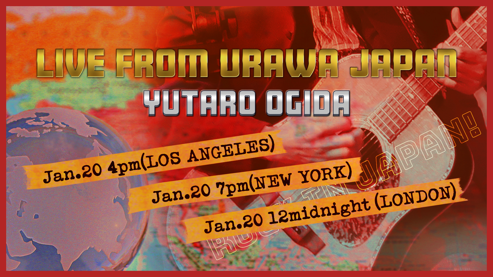 YUTARO OGIDA Live From URAWA JAPAN Vol.1
